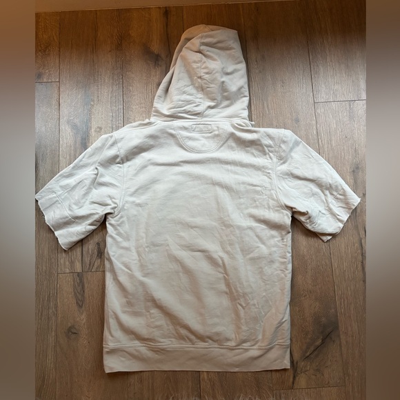 Buck Mason Hoodie Sweatshirt Short Sleeve Brushed Loopback Terry Large - Picture 6 of 16